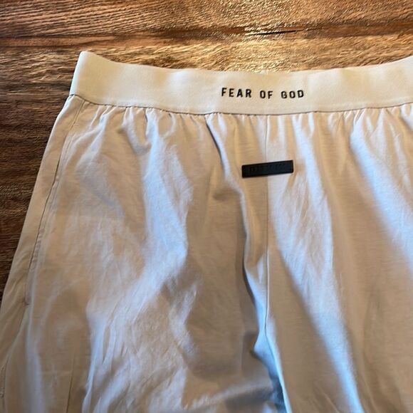 Fear of god stretch cotton lounge pants in cement large - Picture 7 of 16